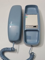 Vintage AT&T Blue Trimline Touch Tone Phone