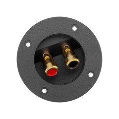 2Pcs Speaker Box Terminal Round Spring Cup Connector Subwoofer Enclosure New