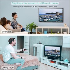Plug and Play 4K HDMI Splitter 1 in 2 Out – Effortless Dual Screen Experience