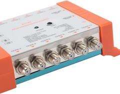 Tv Antenna Amplifier, Adjustable Gain, A112C 4G LTE Low Noise 1 Input 12 Outputs
