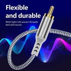 USB C to 2 RCA Audio Cable, Type C to RCA Jack Male Adapter Cord, USB C to 2 …