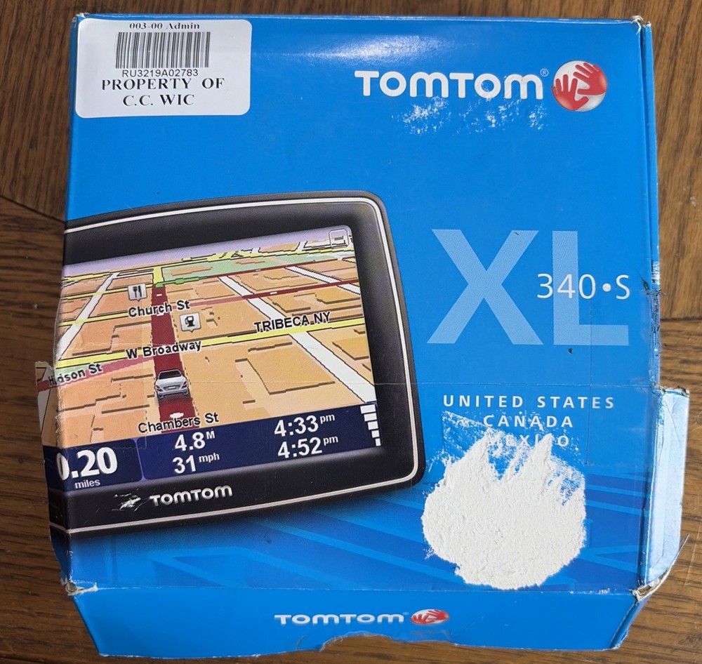 TomTom XL 340S GPS 4.3″ Touch Screen United States Canada Mexico NEW
