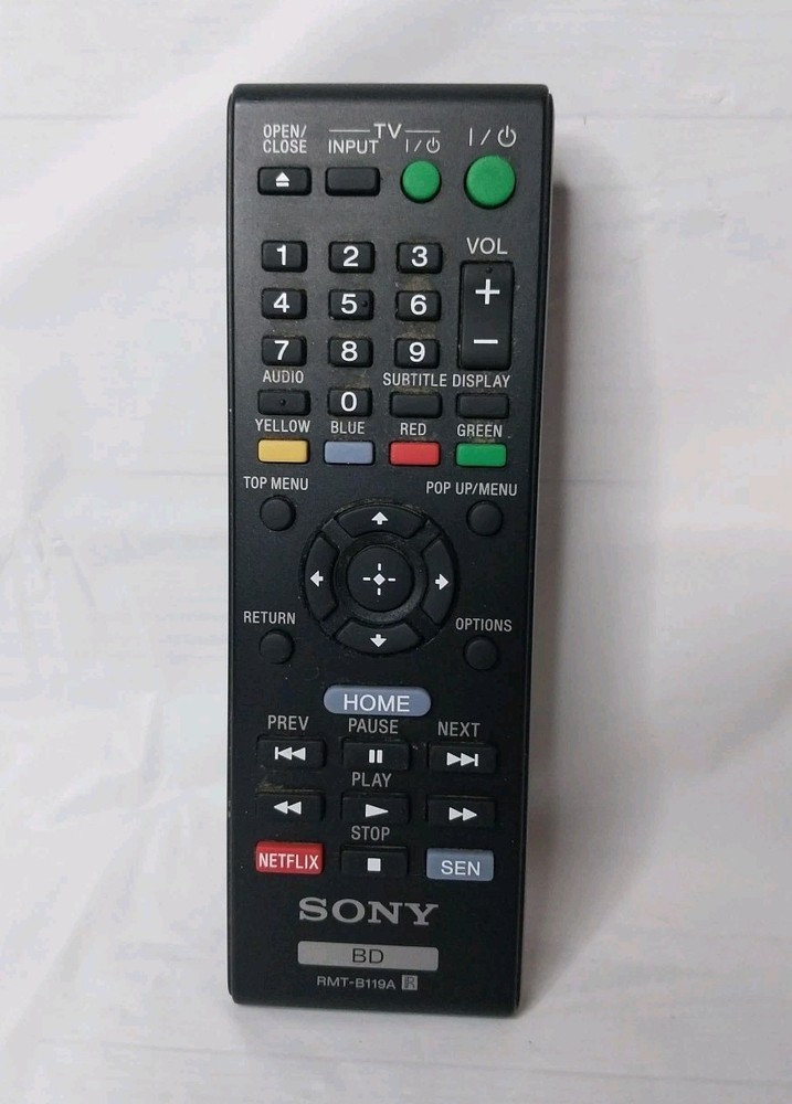 SONY Genuine OEM RMT-B119A Remote Control Working Free Shipping