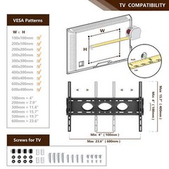 Outdoor Portable Tripod TV Stand for TVs up to 70 75 inch, Height Adjustable