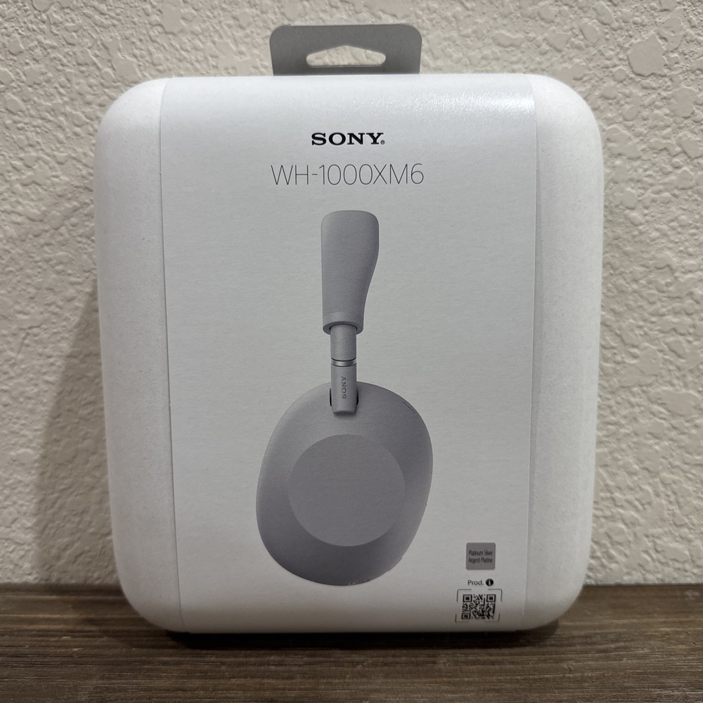 Sony WH-1000XM6 (Silver) Noise Cancelling Headphones – Brand New (Sealed)