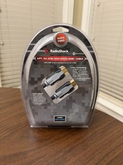 Radio Shack 3-Ft. High-Speed HDMI Cable Audio Video 24K Gold Plated (1500062)