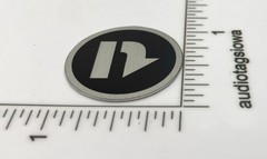 Pure Fidelity Equipment Logo Badge Custom Made Aluminum Self Stick