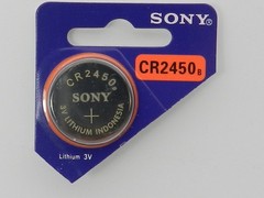 SONY  CR2450  LITHIUM 3V  BATTERY (Exp. 2032) 1Pc