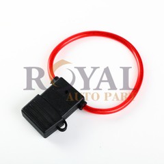 MAXI Fuse Holder with Waterproof Cover 8 gauge Red wire Automotive 12v