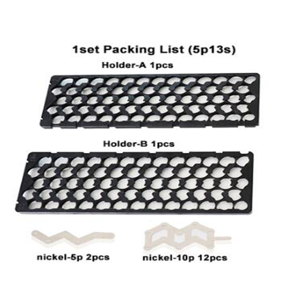 Daly 13S 48V 30A Li-ion BMS + 5P13S Holder + Nickel Kits for 18650 Battery Pack