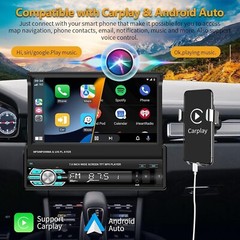 Radio Para Auto Con Pantalla 1 Din Sencillo Pantalla Tactil Bluetooth MP5 GPS FM