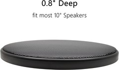 10-Inch Speaker Grill Covers – Durable ABS Black Protector for Car Audio Systems