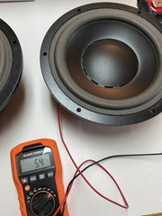 Dynavox LW8004PMR 8 Inch Woofer Pair NOS New Old Stock 8 Ohm 11.5 Lbs Each