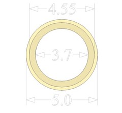 4″ inch Flush Mount Speaker Rings MDF GP Car Audio Mounting Spacer ring 1 PAIR