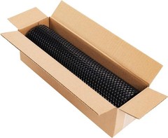 Universal Car Grill Mesh 40″ x 13″, Black-Painted 3 x 6mm Rhombic Hole black