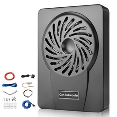Under Seat Powered Subwoofer 1200W 2.6″ Slim Aluminum Alloy Body DSP 48 Band EQ