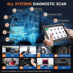 X7 HD 24V 12V Diesel Heavy Duty Truck Scanner ECU Coding All System DPF Regen