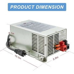 WF-9875 Converter Charger Deckmount 75 Amp DC Output