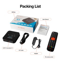 ATSC 3.0 DRM over-the-air OTA Tuner 4K HDTV Box WIFI USB DVR Media Player WebTV