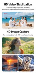 AI Smart Glasses Real-Time Translation 8MP Camera Image Recognition 4k HD Video
