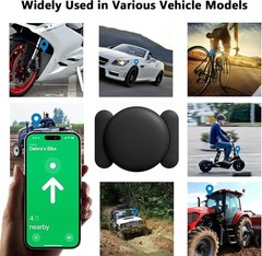 Mini GPS Tracker for Vehicles,Car GPS Tracker Work with Apple Find My(iOS Onl…