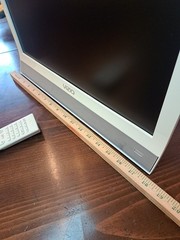 Vizio (M190VA) Gaming Small 1080i HD 19″ LED LCD TV Slim White Monitor w/Remote