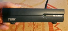TERK RF MODULATOR MOD-34 TV Converter A/V To Coaxial Cable