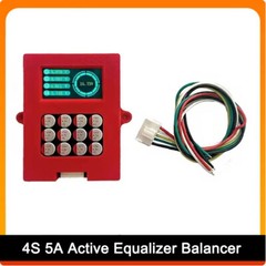 4S 5A Active Balancer with Display for Lifepo4/Lipo/LTO Battery Active Equalizer