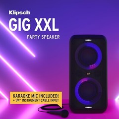 Klipsch Gig XXL Rechargeable Portable Bluetooth Party Speaker