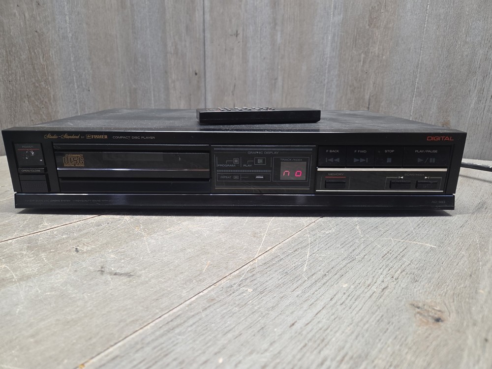 Fisher Studio Standard AD-883 Vintage 1987 Compact 1 Disc CD Player Japan Audio
