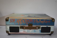 AUTOGRAPHED LTD Jon Anderson Yes “Live Perpetual Change” Turntable Record Player