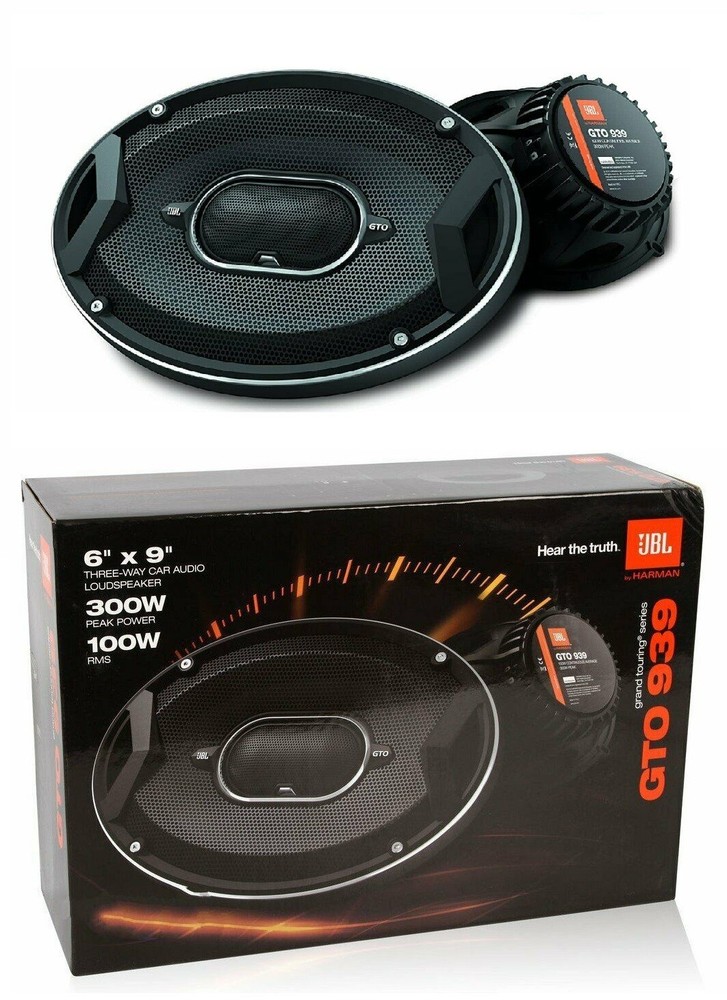 BRAND NEW JBL GTO939 6X9″ 600W 3 OHM 3 WAY FULL RANGE CAR AUDIO STEREO SPEAKERS