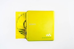 Sony MZ-E630 MD Minidisc Walkman (yellow GREEN) [26709] [DEMO / PLAYS]