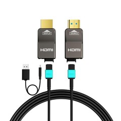 RUIPRO 8K Detachable Full Fiber Optic Armored HDMI 2.1 Cable 25FT 48Gbps 8K