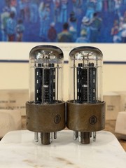 PAIR NOS NIB BENDIX RTMA 6106 / 5Y3 Triple Mica 4 Support Rods DD GETTER Tubes
