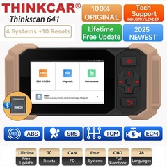 2026 ThinkScan 641 OBDII Scanner CAN-FD Engine FCA Active Test Diagnostic Tool