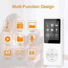 Portable Bluetooth 4.1 MP3 Player Media FM Radio Music Speake