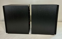 Klipsch R-14M Bookshelf Speakers Pair Black 4” 50W Home Theater Tested Working