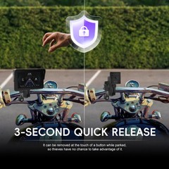 5″ Apple CarPlay Android Auto Portable Screen Waterproof Navigator Motorcycle