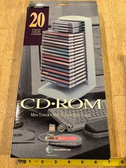 CD/DVD Cases – Vintage – Lot of 3 – Elecom, Laserline Tower, Slimpak – 76 Count
