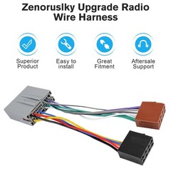 16Pin-24Pin Radio Wiring Harness Adapter Kit with Ford F-150 F-250 F-350 F-45…