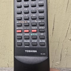 Toshiba VC-473 Remote Control VCR Player Genuine Pre-Owned Tested Works OEM