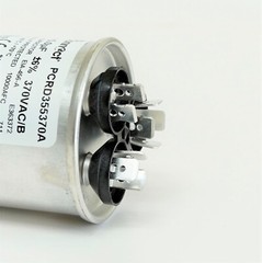 USA Run Capacitor 35 + 5 mfd (uf) 370 Volt Dual Round American Made