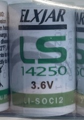 20 Unbranded Elxjar LS14250 1/2 AA 3.6v Lithium Batteries **NEW SEALED**