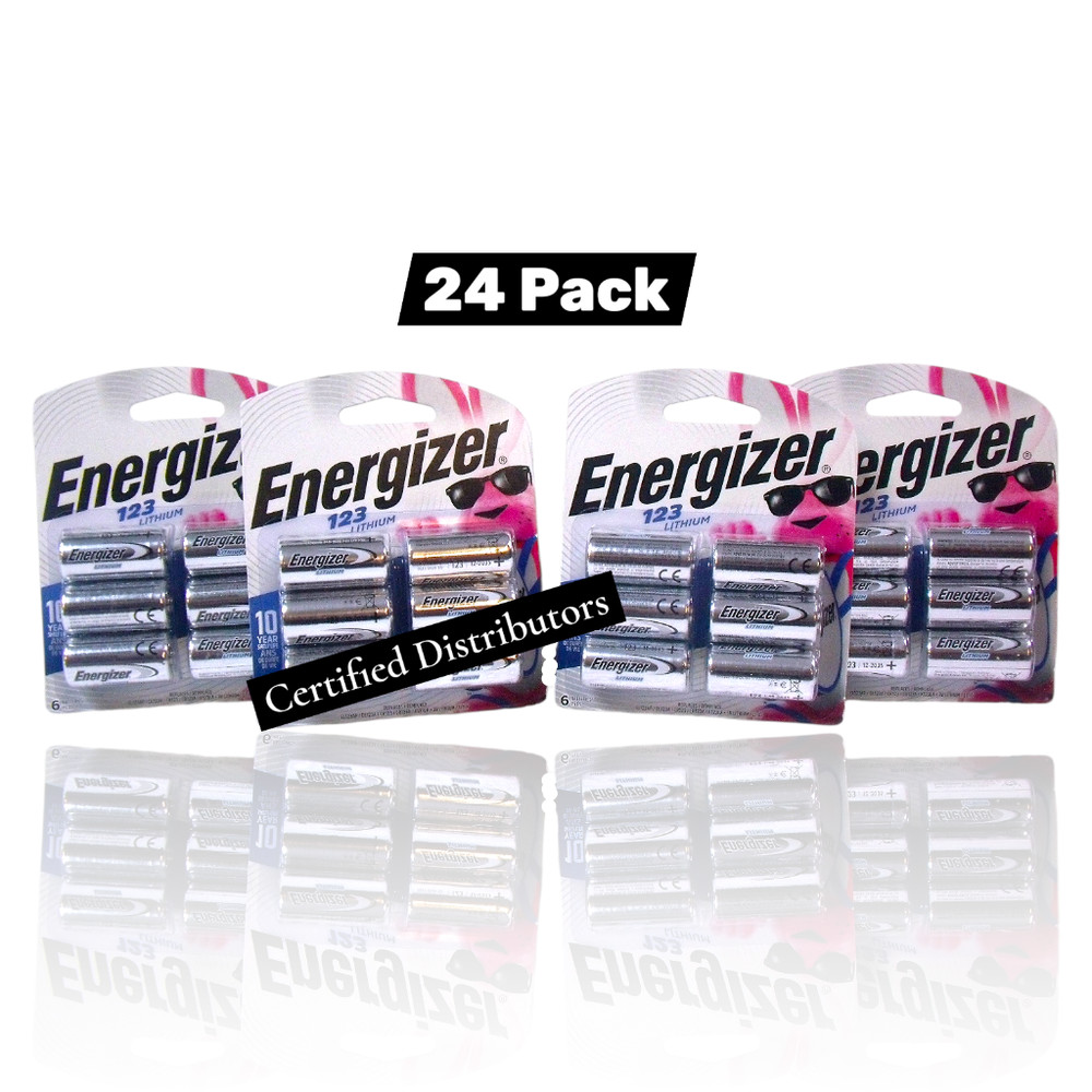 Lot of 24, Energizer Lithium CR123 Battery CR123A 123A DL123 CR17345 3V Exp 2035