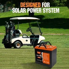 50Ah 12.8V LiFePO4 Lithium Battery Rechargeable with 50A BMS for Home RV Camping