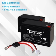 Mighty Max 12V 7Ah SLA Replacement Battery Compatible With Razor MX350, MX400