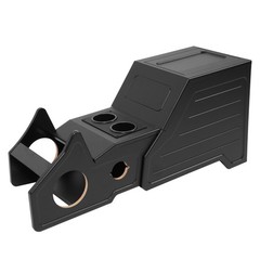 For 2003-2006 Chevy Silverado GMC Sierra 12″ Center Console Subwoofer Box Black