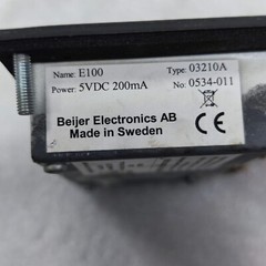 Beijer E100 Touch panel E100 03210A HMI Used good 90 days warranty #1
