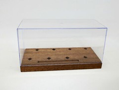 Headshell Cartridge Keeper Box Aufbewahrungsbox / Tonabnehmer / Mahogany Wood